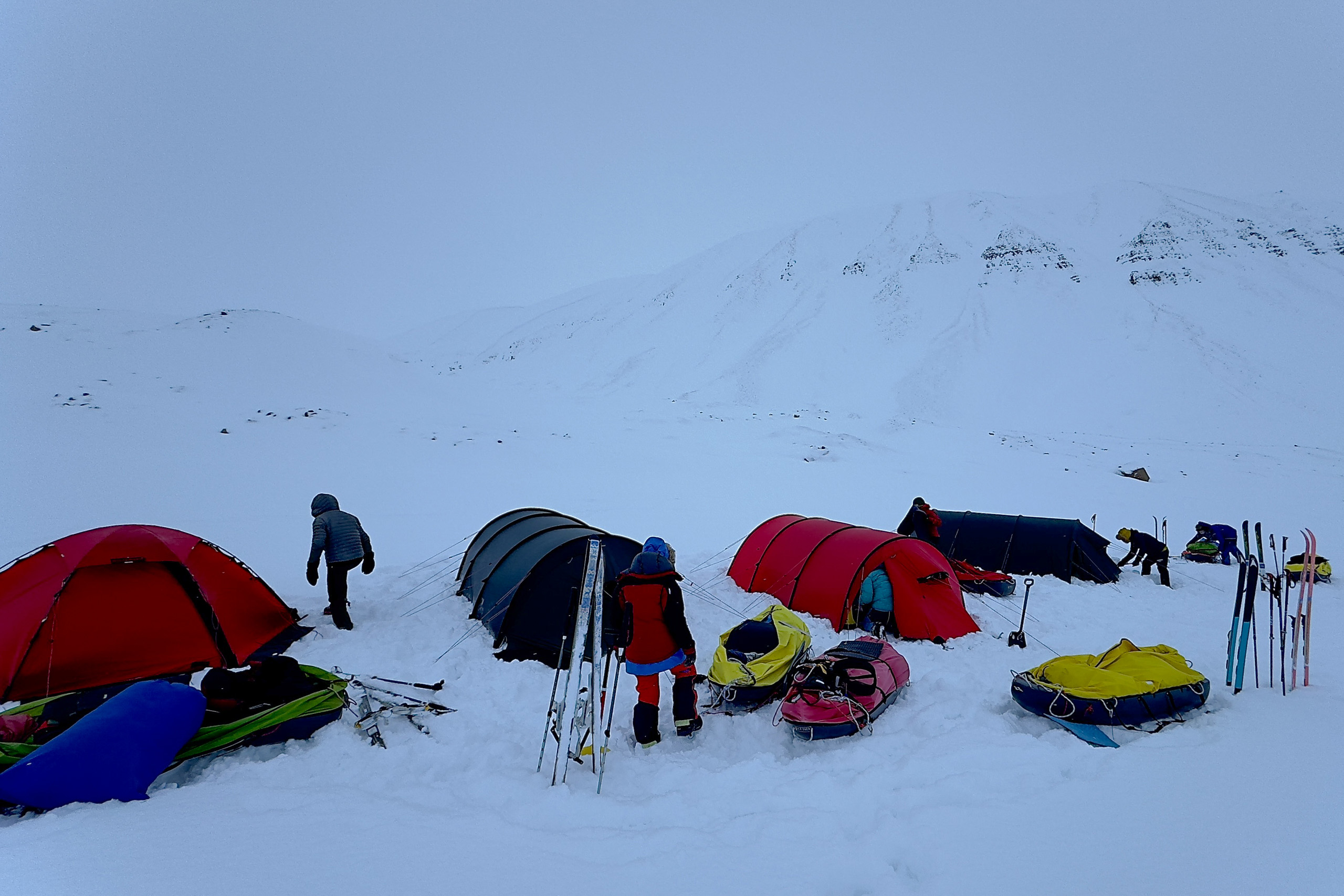 On the ice in Svalbard